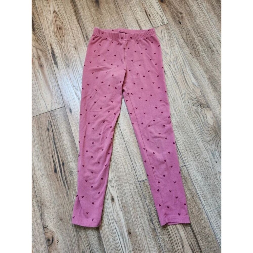 Cat & Jack Heart Leggings Size M 8 Pink
